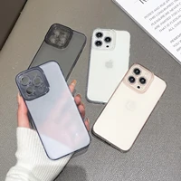 for iphone 13 pro max frosted tempered glass iphone 12 case pupil shadow fine hole 11 high quality protective iphone 11 case