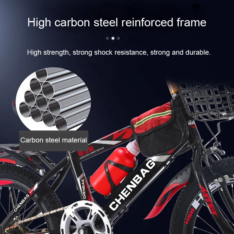 Горный велосипед детский с передними и задними дисковыми тормозами 18/20