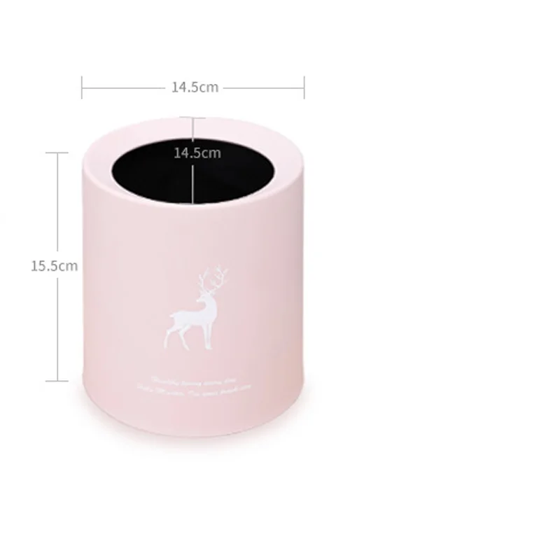 

Mini Creative Reindeer Desktop Trash Can Car Waste Bin Office Kitchen Home Small Garbage Dust Bins Without Lid Storage Bucket