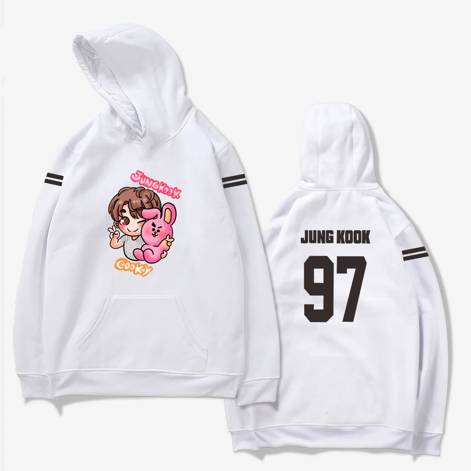 

New Bangtan Boys Kpop Hoodies Sweatshirts Autumn Winter Streetwear Fans Favorite Fashion Hoodie Cap Casual Clothes EU Size