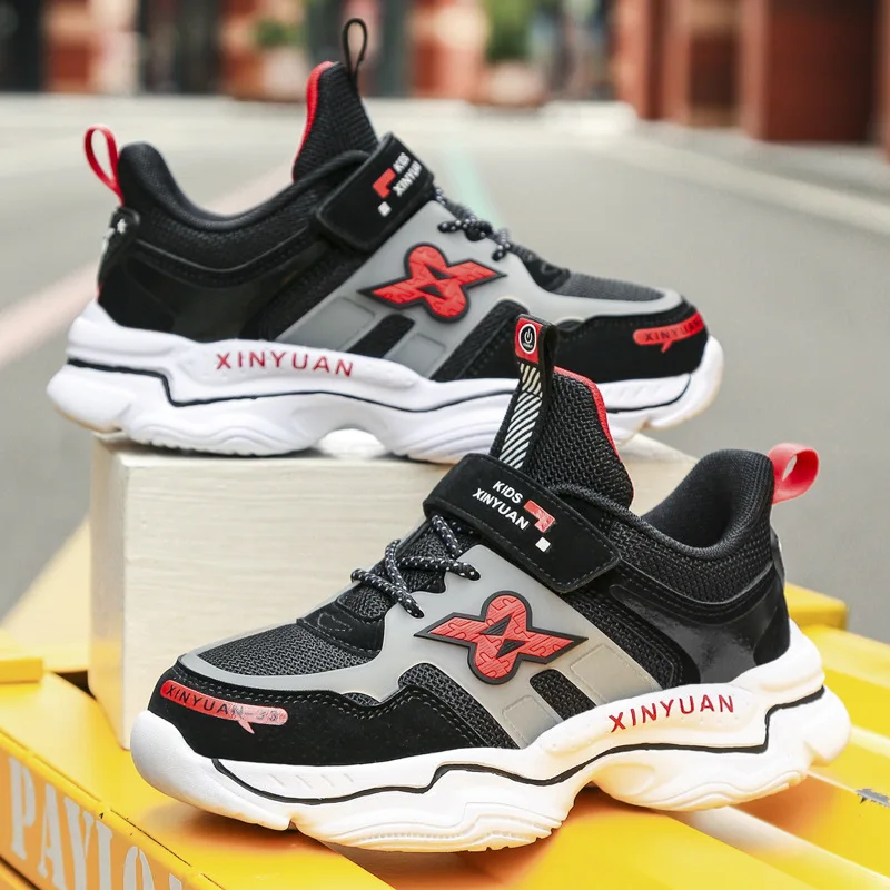 Fashion Spring Casual Children Tennis Shoes Boy Running Child Basketball Shoes