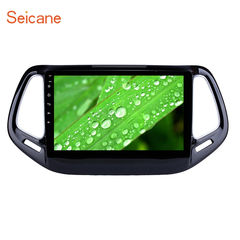 Seicane Car Radio 10.1&quot HD Android 9.0 GPS For Jeep Compass 2017 Touchscreen Multimedia Player Head Unit Support DVR RDS OBD2 |