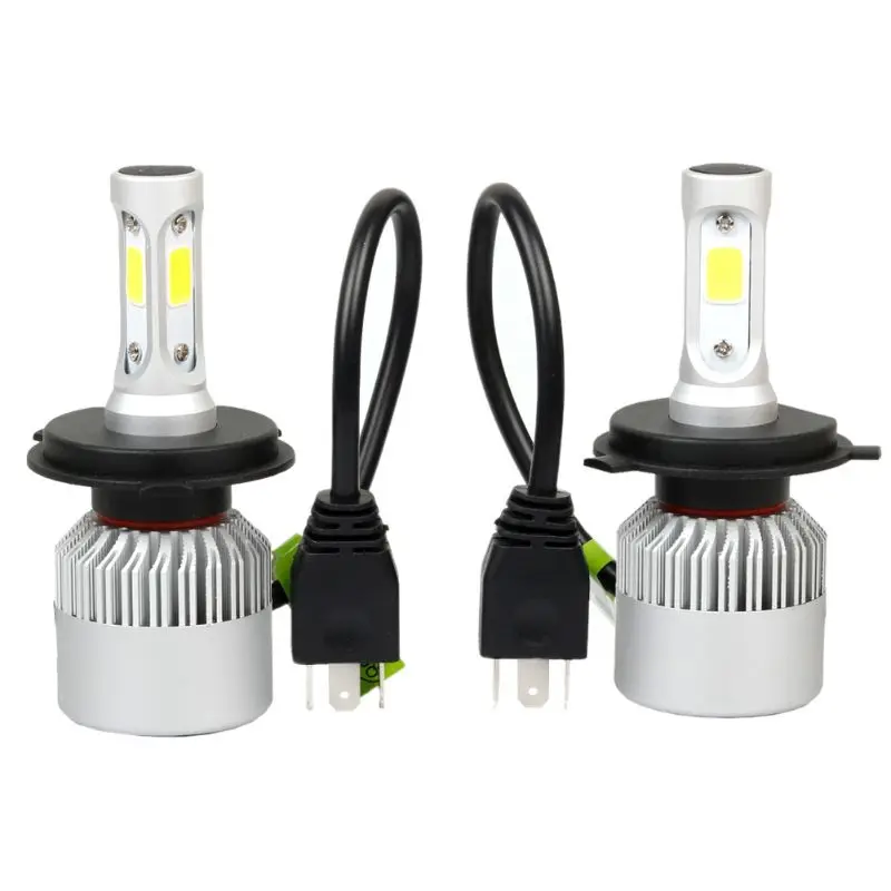 

2Pcs 80W Waterproof H4/ H7/H11 LED Headlight 8000LM COB 6500K White Light Bulb