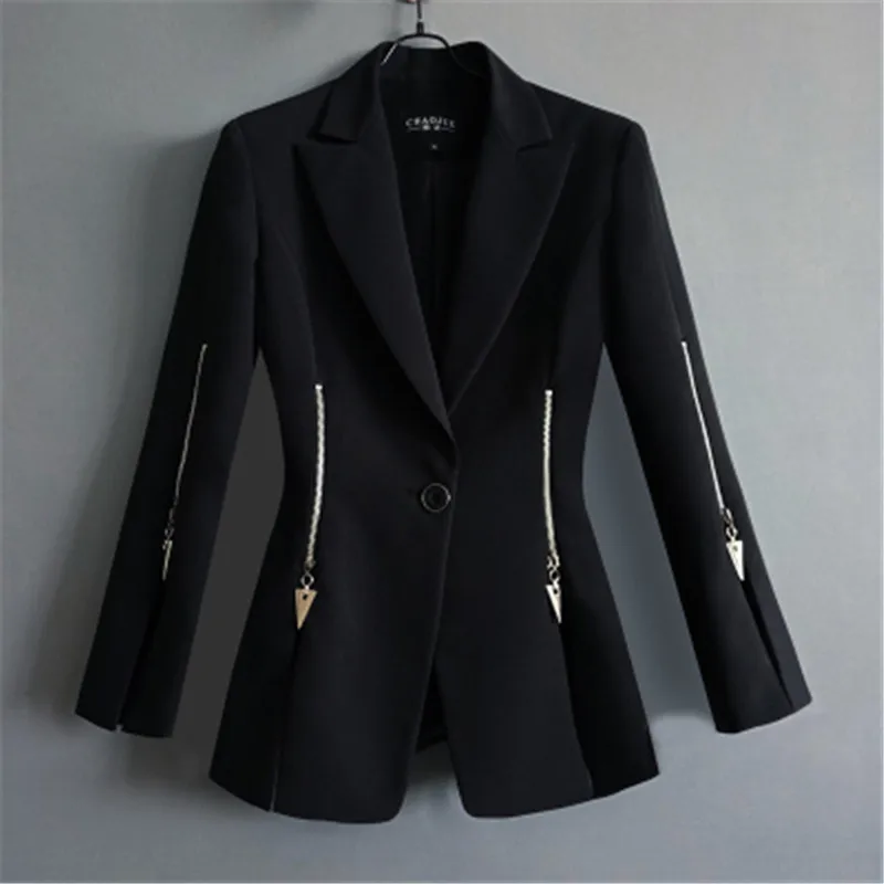 New Long-sleeved Suit Jackets Women Clothing 2023 Spring Autumn Blazer Coats fashion one button Short Blazers Outerwear b433