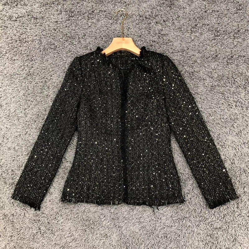 Luxury Runway Designer Autumn Winter Tweed Wool Dress Suits For Women Coat Jacket Ladies Two Piece Set Womens Vintage Clothes