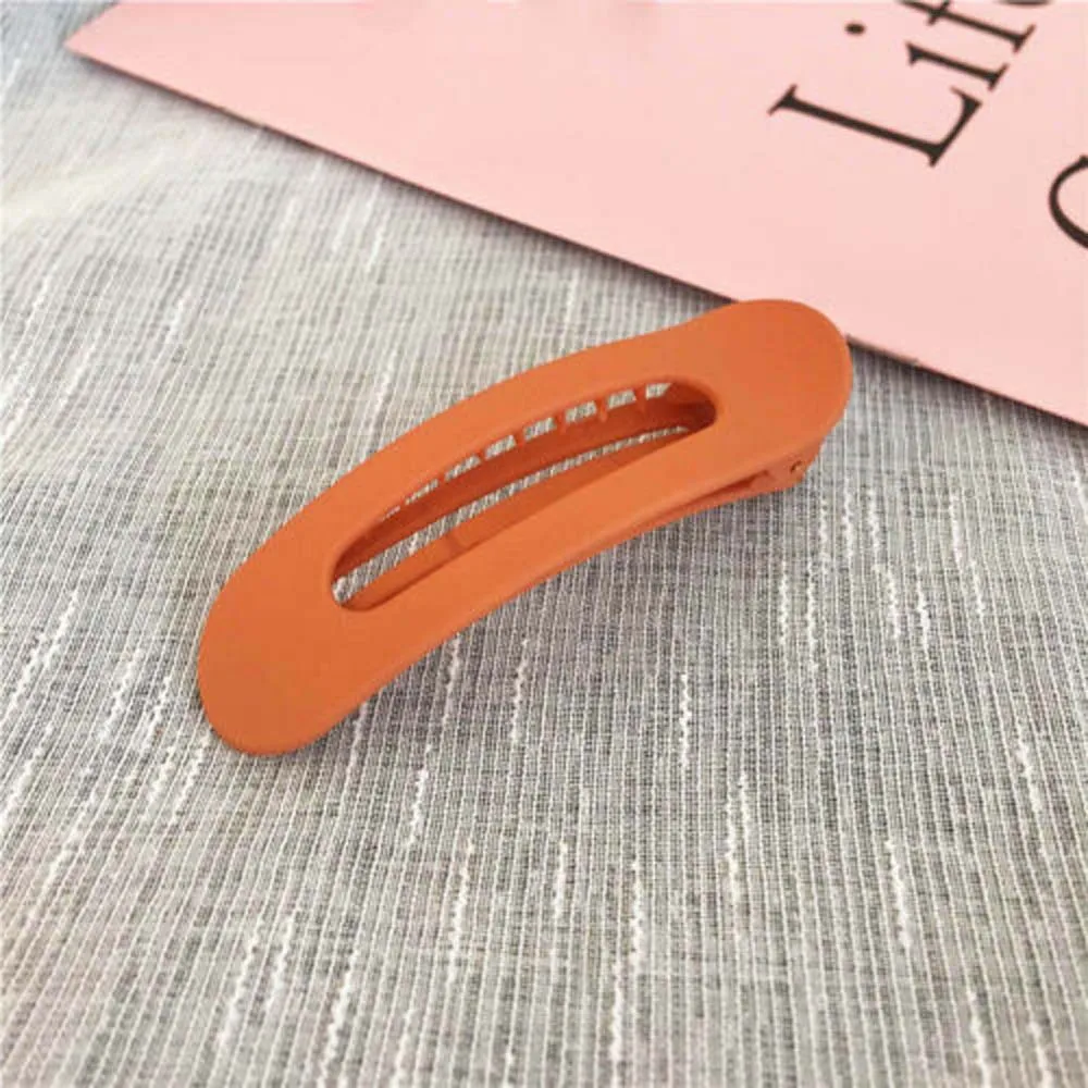

1 PC Vintage Big Matte Hair Clips Barrettes for Women Fashion Soild Color BB Hairgrip Girl Hairpins Korean Hair Styling Tool