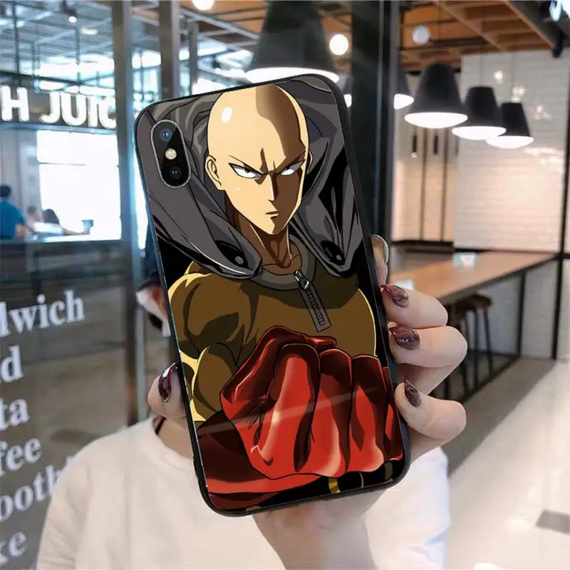 

Anime One Punch Man Phone Case for iPhone 11 12 pro XS MAX 8 7 6 6S Plus X 5S SE 2020 mini