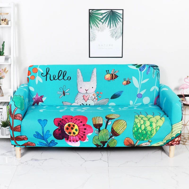 Сценический мультяшный эластичный чехол секционный диван-чехол растягивающийся
