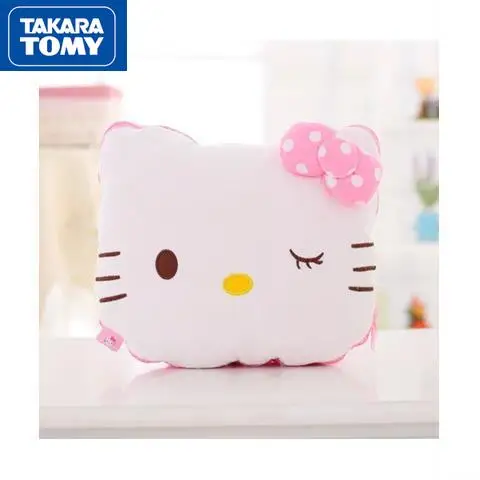 

TAKARA TOMY car seat cartoon Hello Kitty cute headrest neck pillow car with a pair of cervical pillows in-car supplies