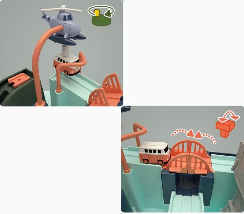 Игрушки Rail car run logic Game для мальчиков и девочек от 3 лет старше тренировочные
