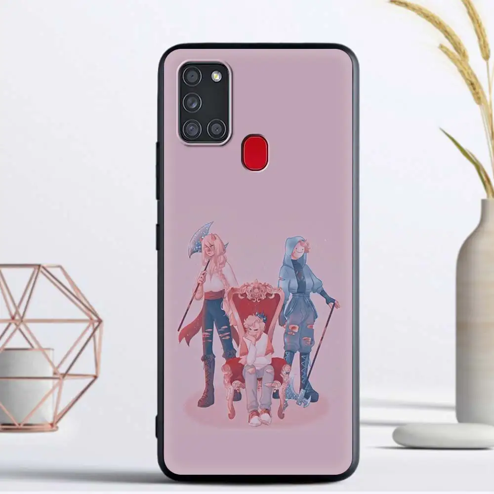 

Dream Smp Silicone Black Phone Case For Samsung Galaxy A50 A70 A10 A20e A30 A40 A20s A7 2018 Soft TPU Cover Coque