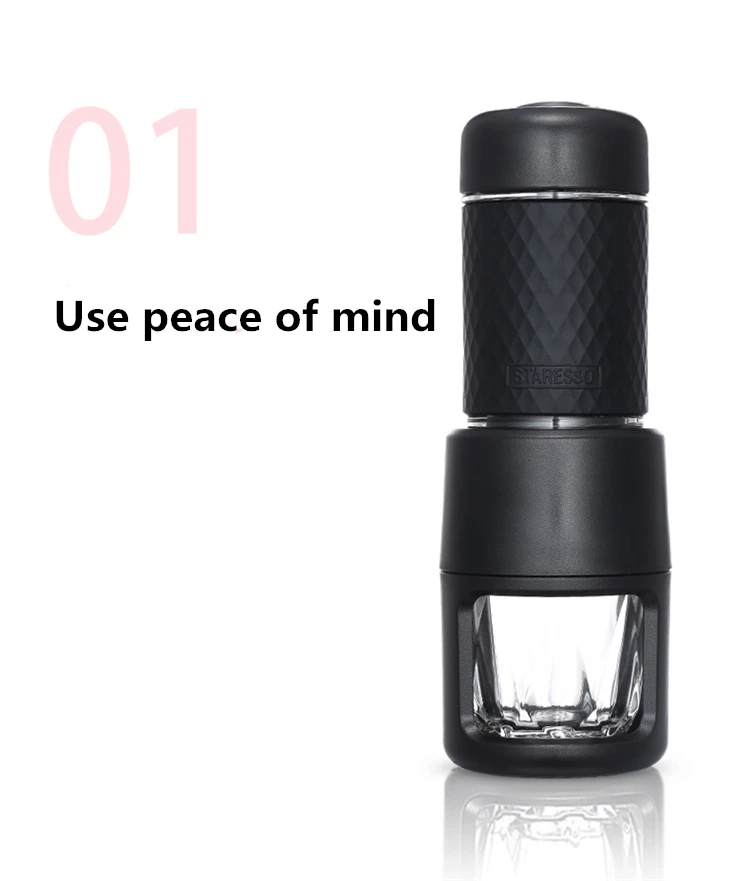 STARESSO II Italian Concentrated Mini Manual Capsule Coffee Machine Household Portable Outdoor Coffee Maker Convenient