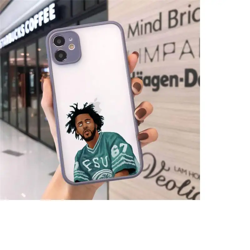 

Y61 Rapper J. Cole luxury Phone Case funda matte transparent For iphone 7 8 11 12 plus mini x xs xr pro max cover