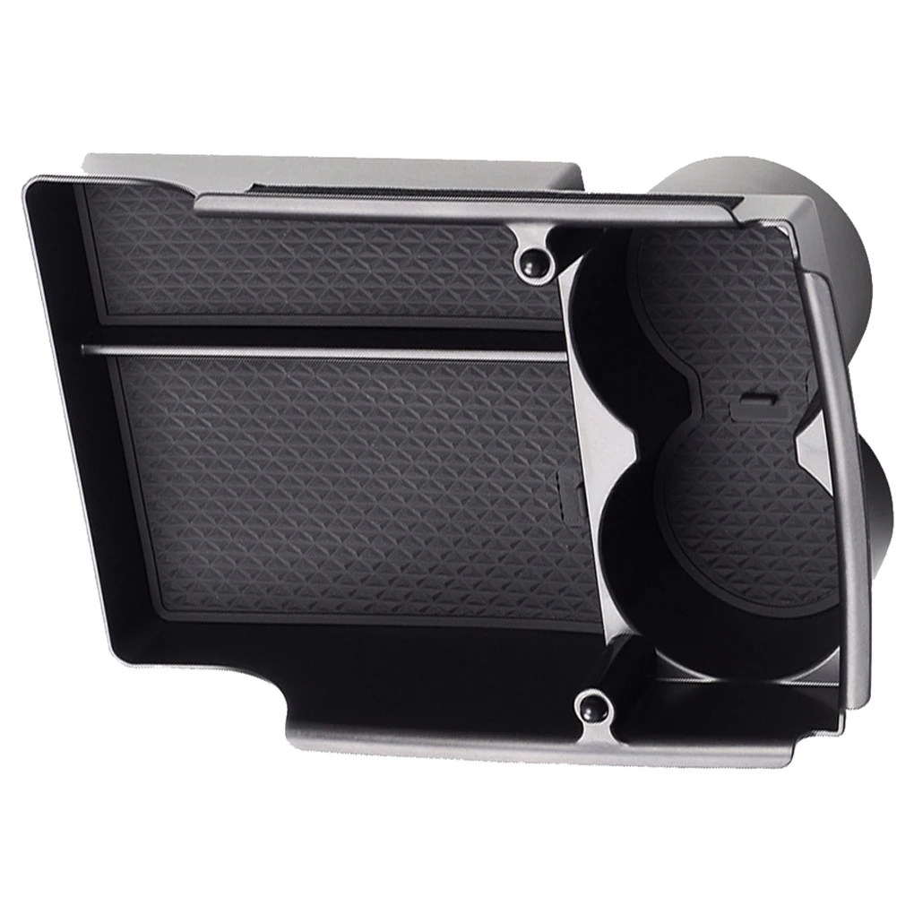 

For Tesla Model S Model X Storage Box Organizer Central Armrest Console Organizer Armrest Storage Box Cup Holder Tray