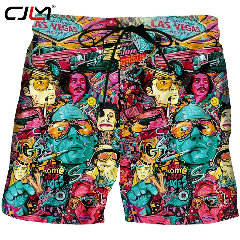 

CJLM Gothic Illustration Gorgeous Summer 3D Full Printing Fashion Shorts Print Hip Hop Style Fitness Casual Wholesale Dropship