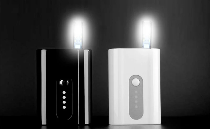 Мини USB СВЕТОДИОДНЫЙ Ночник светильник для кемпинга двусторонний 12 светодиодов