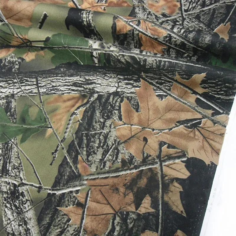 1,5 м ширина Bionic Camo ткань дерево листья камуфляж ткань для охоты Открытый скрытый чехол слепой