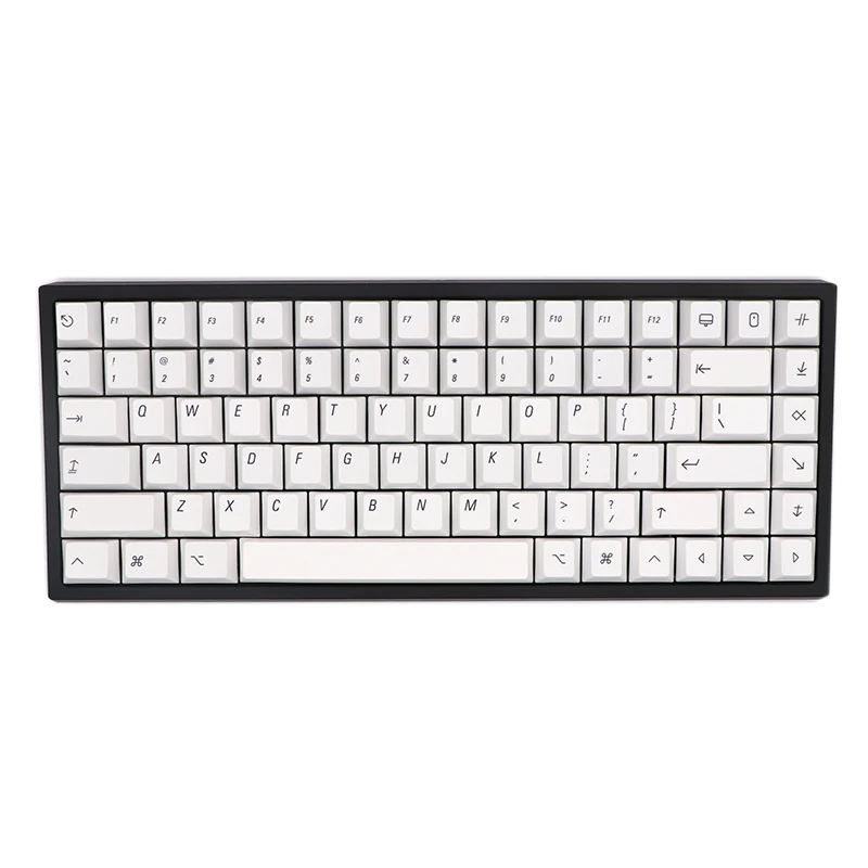 Keypro минималистичные белые колпачки для клавиш с 140 клавишами краской в виде Черри