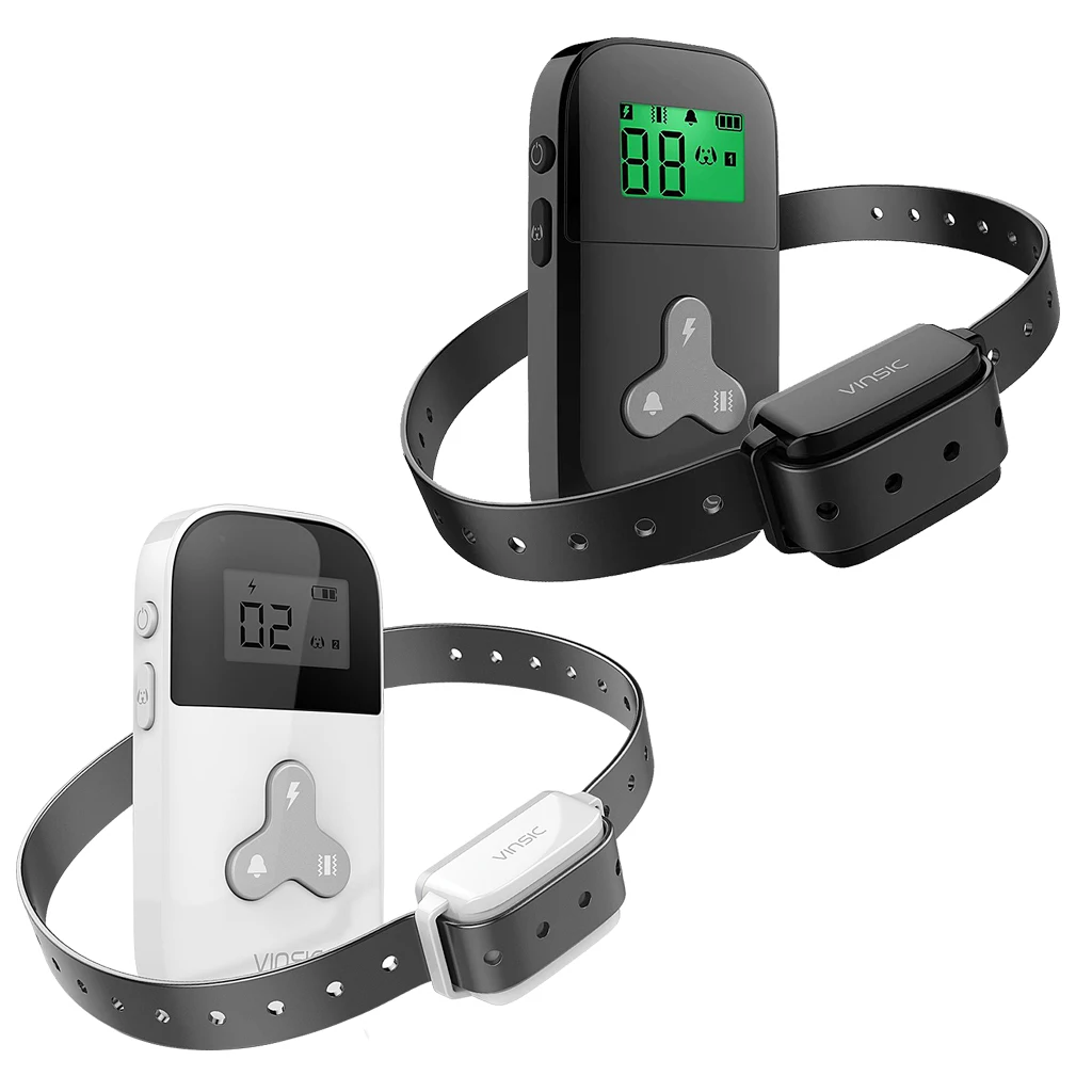 

Dog Training Collar - USB Dog Shock Collar with Beep, Vibration and Shock Training Modes, Rainproof, Long Remote Range