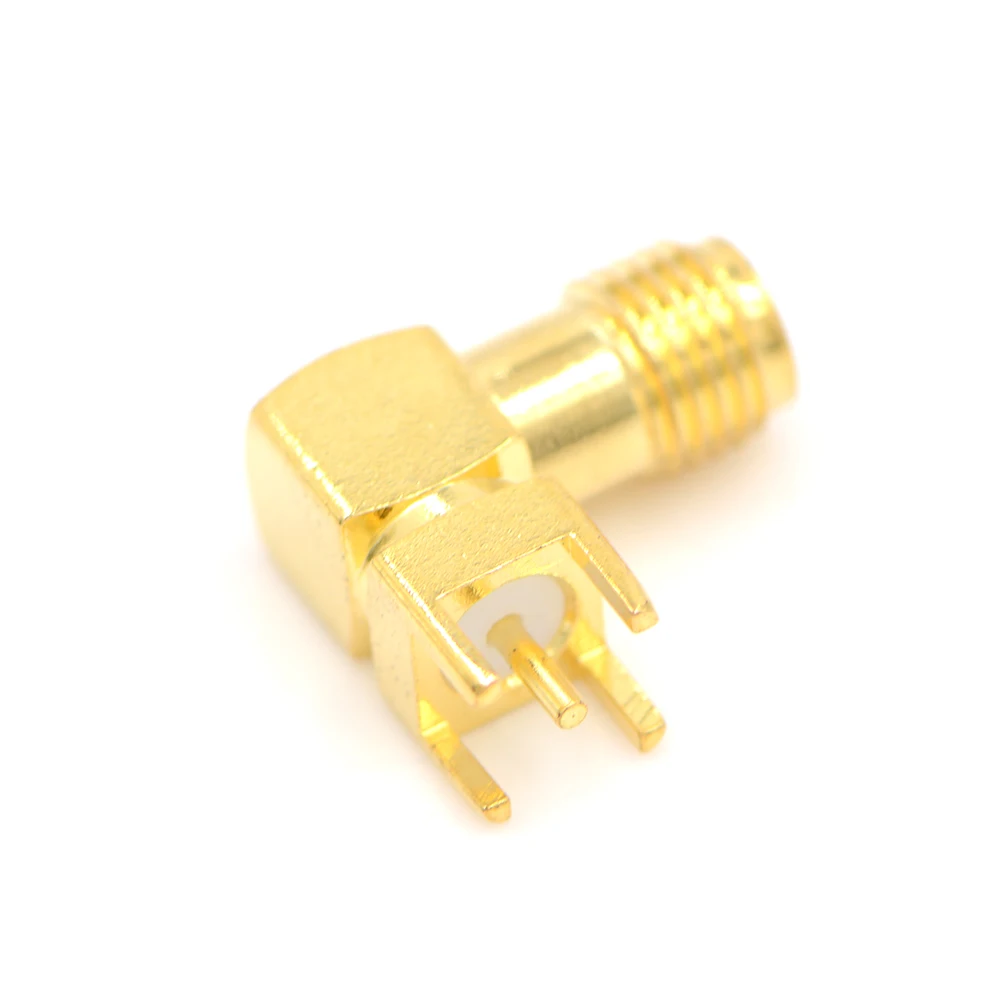 1 шт. НОВЫЙ SMA разъем гнездо RF коаксиальный PCB кабель позолоченный женский правый