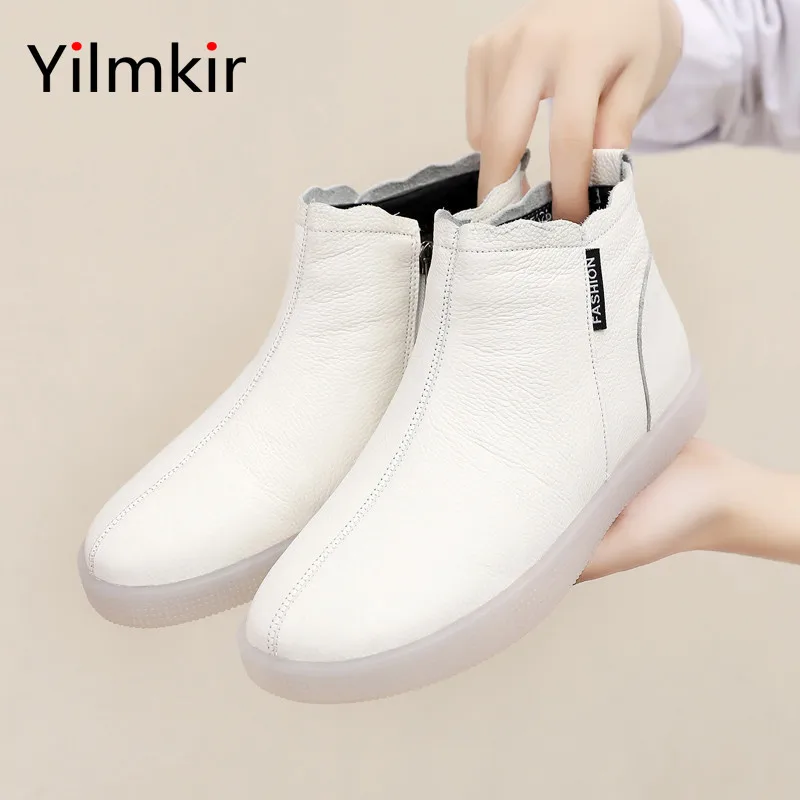 

Ladies Short Boots and Cotton Warm Flat Shoe Fashion Popular Casual Classic Simple All Match Lightweight Non Slip Women Sneakers