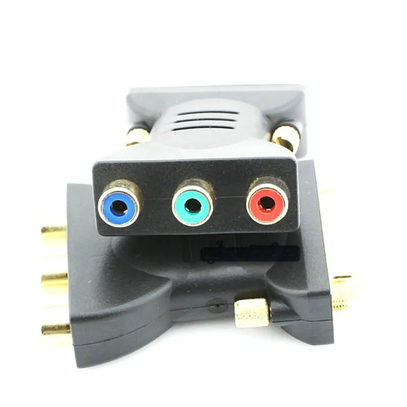 

24 + 5 конверсионный интерфейс к Ypbpr головке DVI папа к цвету разность rca Женский конверсионный адаптер/кабель передачи