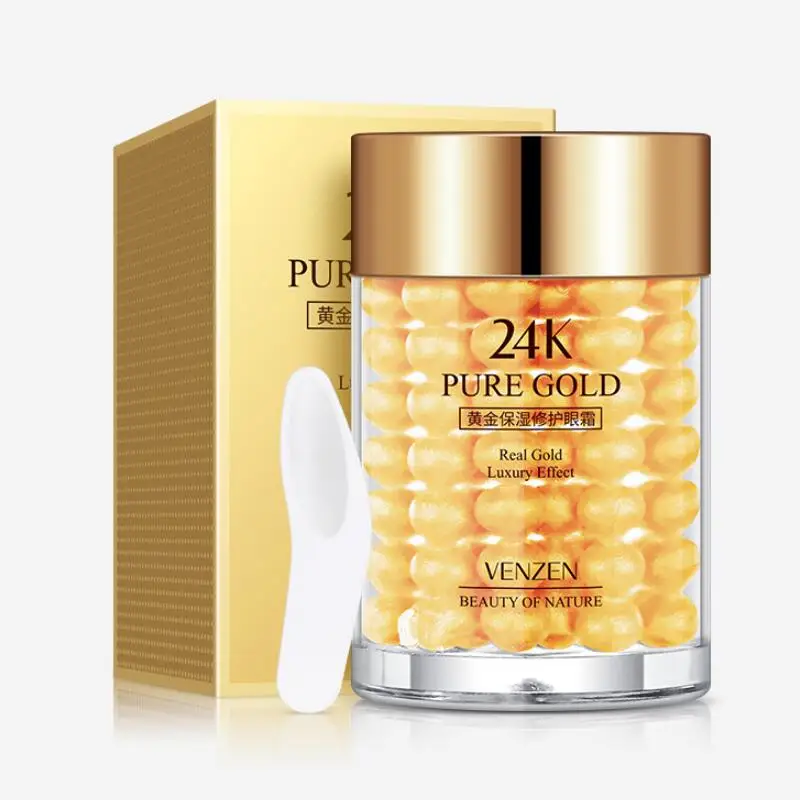 

24K Gold Eye Cream Moisturizing Anti Puffiness Anti Wrinkle Remove Dark Circle Anti-Aging Eye Care