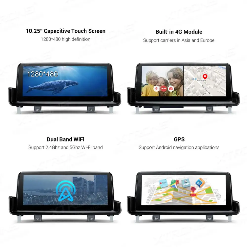 XTRONS 10 25 ''ips Qualcomm Android 9 0 автомобиль оригинальный радио CD плеер gps для BMW 3 серии