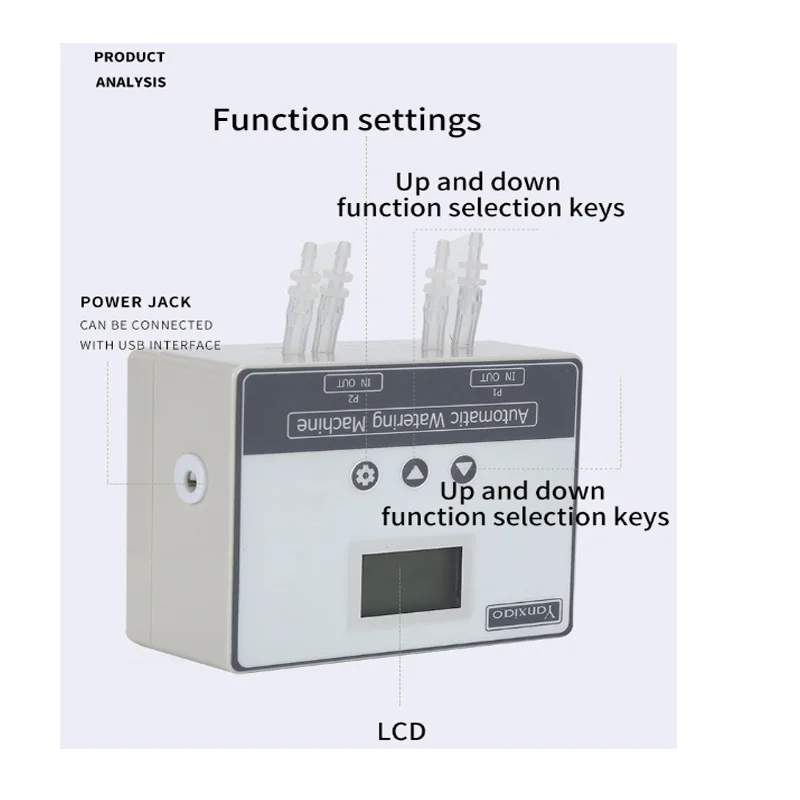 Новая садовая автоматическая система капельного орошения полива с Wi Fi и двойным