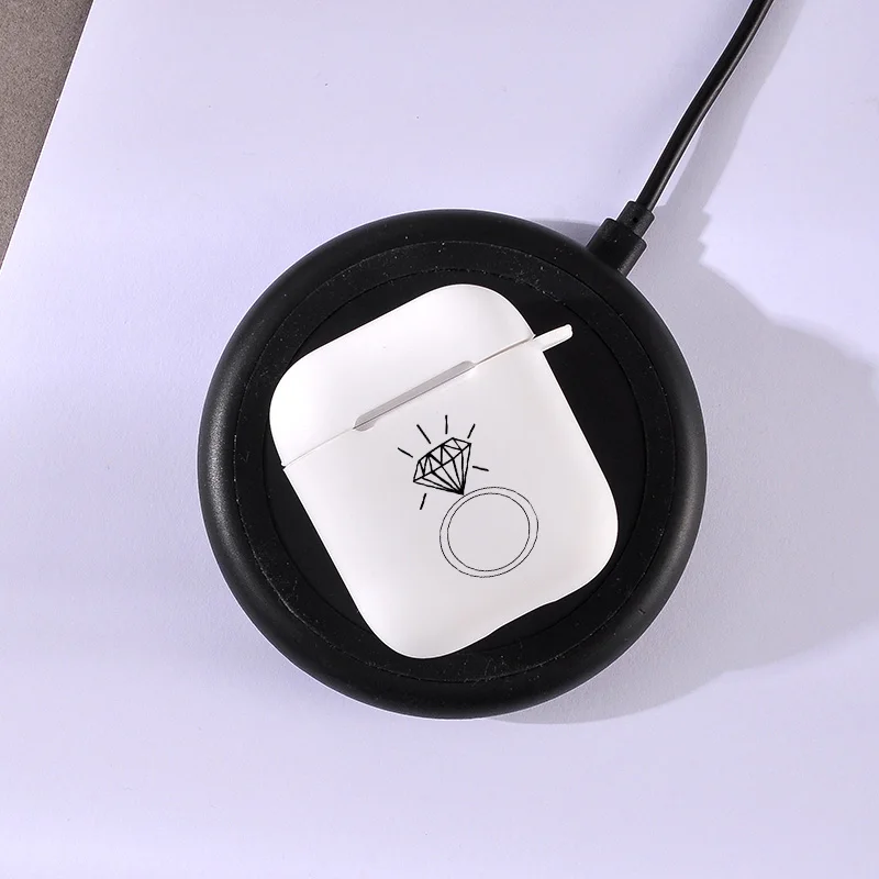 Cute Carton Silicone Case For Apple Airpods 1 2 dog cats Cover Protective Earphone Cases Headphone | Электроника