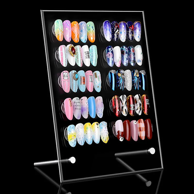Высокое качество Ложные ногти дизайн дисплей стенд доска магнит адсорбции
