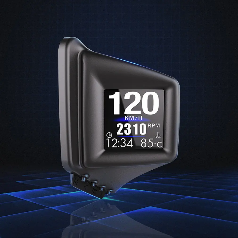 

Car HUD Head-up Display Driving Table Car LCD Display Multifunctional OBD GPS Dual System Speedometer Alarm Overspeed Projector