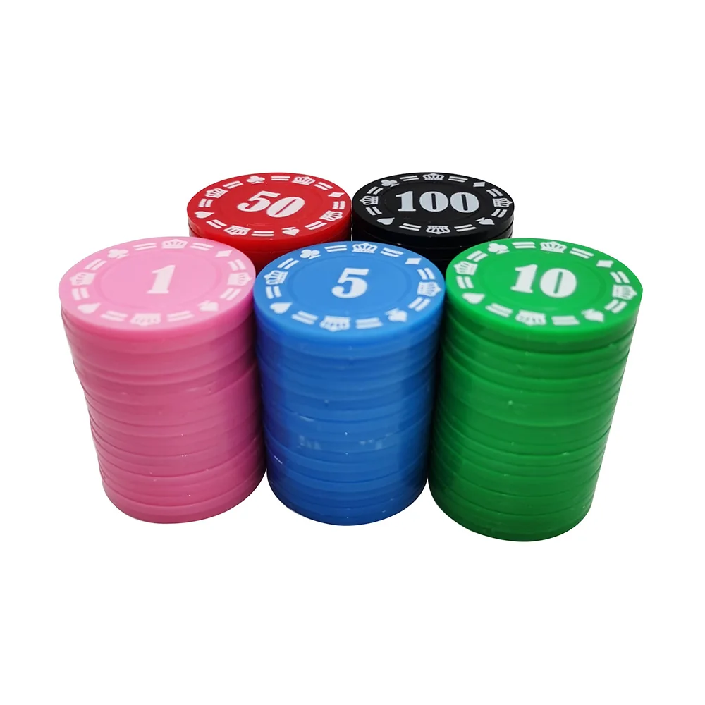 100 шт. 37 мм пластиковые жетон для покера наборы Маджонга карты Техасские - купить