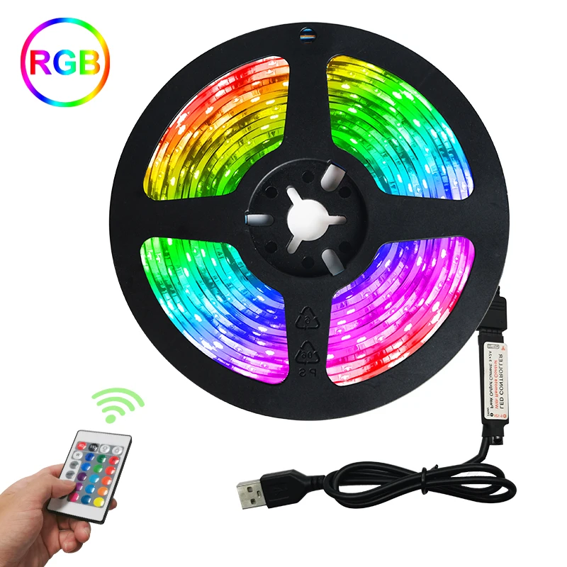Светодиодная лента гибкая Диодная 5 в постоянного тока светодиодсветильник s