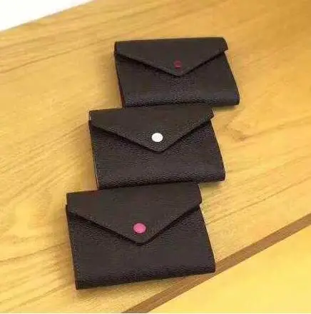 

2019 new fashion genuine leather wallet small size Multifunctional Wallet Emilie wallet with box free shipping
