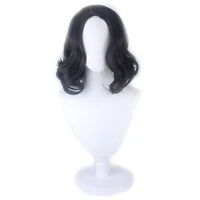 severus snape black short curly style cosplay wig professor snape wig halloween party role play costumes wigs wig cap