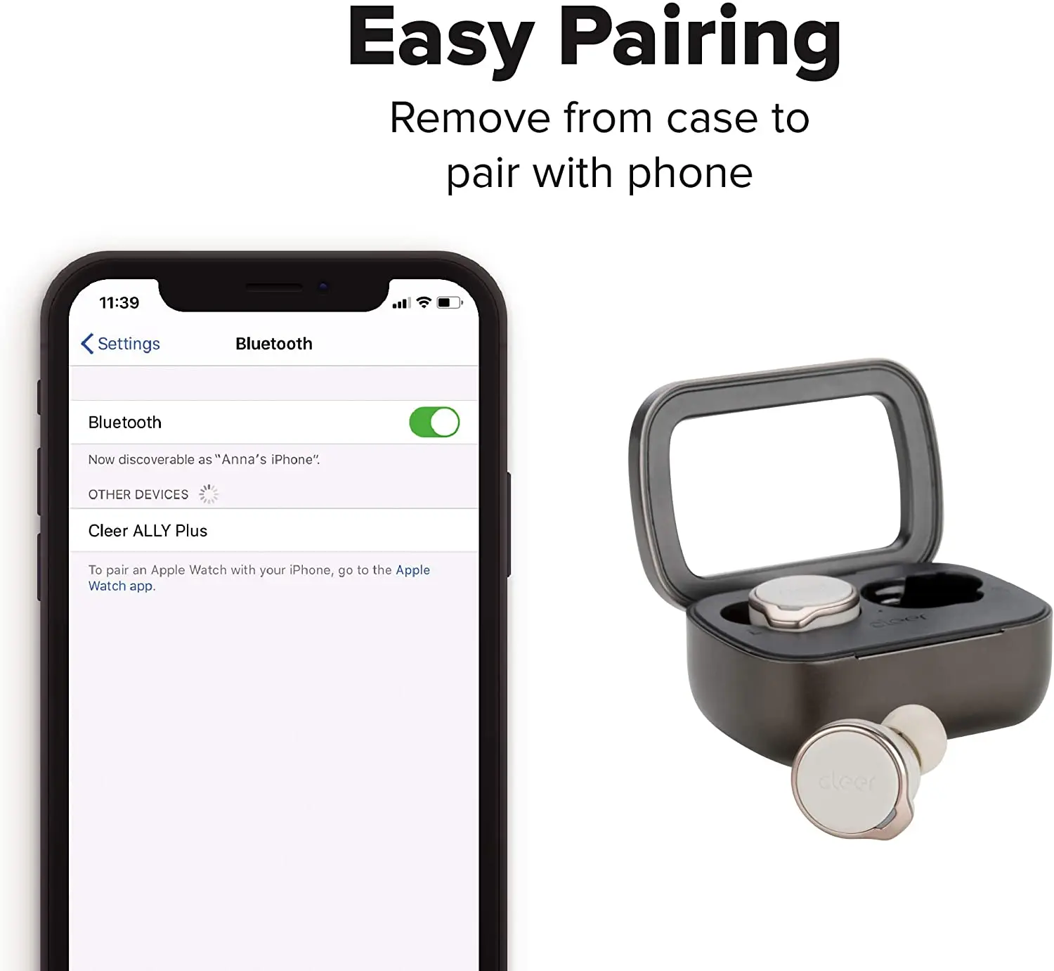 저렴한 Cleer Ally Plus II TWS Qualcomm QCC5141 Apt-X 적응 형 ANC 소음 차단 이어 버드 30 시간 음악 및 통화 Bluetooth5.2