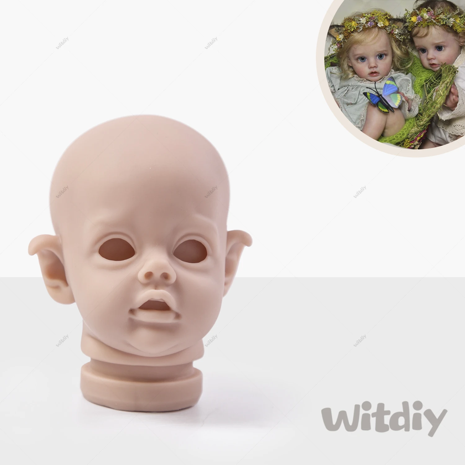 Кукла реборн Witdiy Flo 12 дюймов комплект неокрашенных кукол младенцев реалистичный