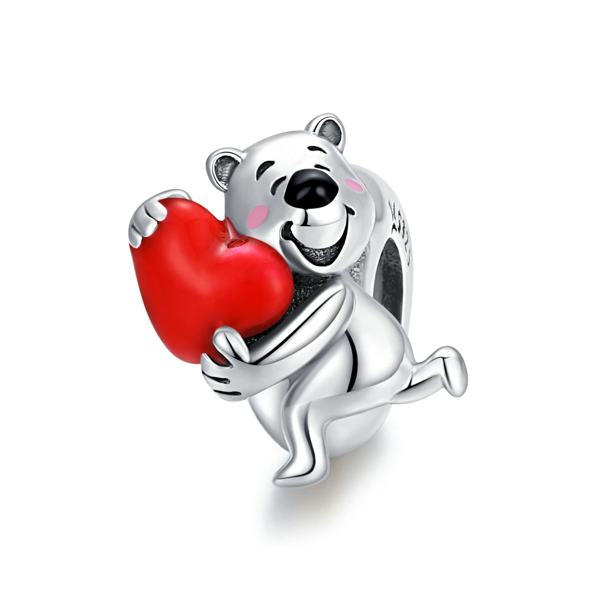 

Polar Bear with Heart Beads for Women Jewelry Making 925 Sterling Silver Charm fit Original Bracelet or Bangle ZSCC291610