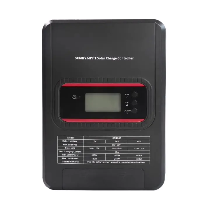 

60A 12V 24V 36V 48V MPPT Solar Charging Controller