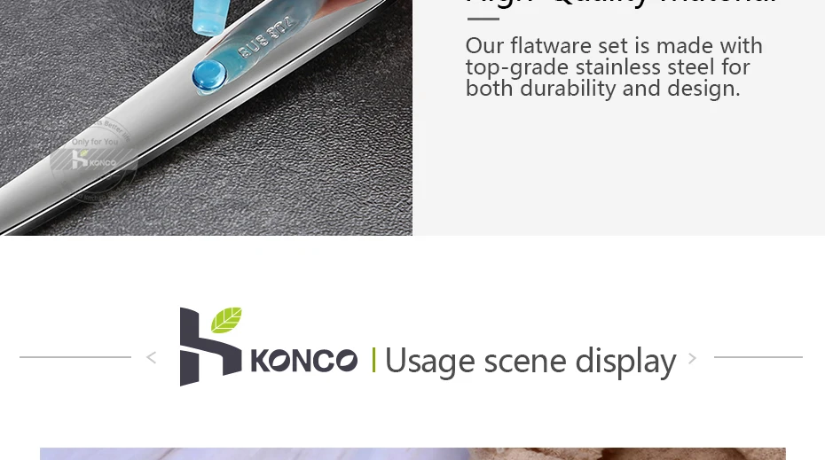 Konco HQ ножи из нержавеющей стали для стейка столовые приборы в западном стиле столовый набор посуды с зубчатым лезвием столовый нож