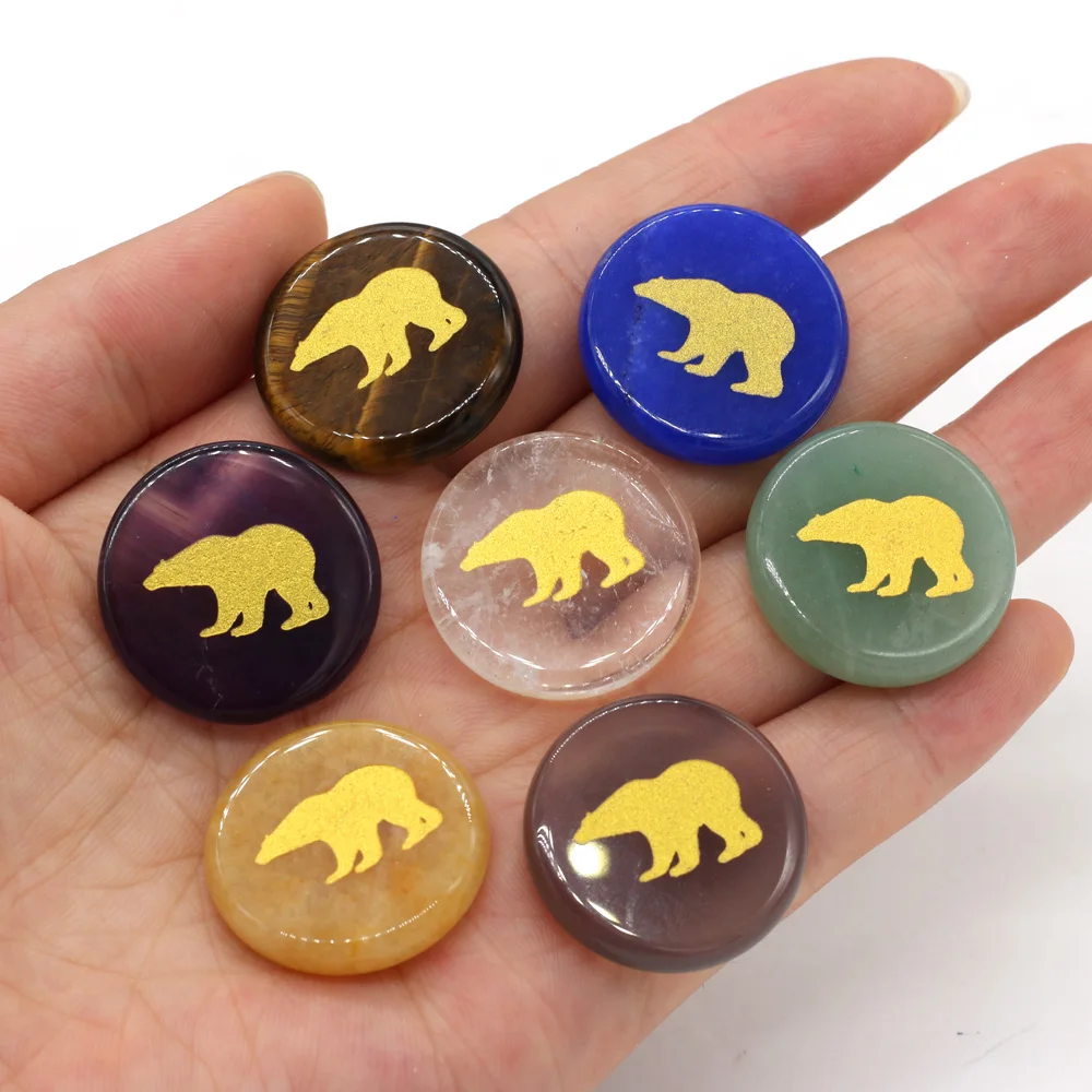 

7 шт. натуральный камень Кабошон бусины желтые нефриты/тигровый глаз создан бусины для женщин модные ювелирные изделия DIY Изготовление исце...