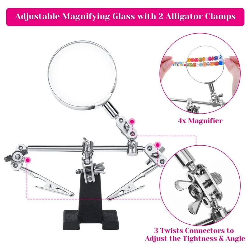 

Jewelry Making Kits for Adults, Earring Charms, Jewelry Wires, Jewelry Findings and Helping Hands for Jewelry Making