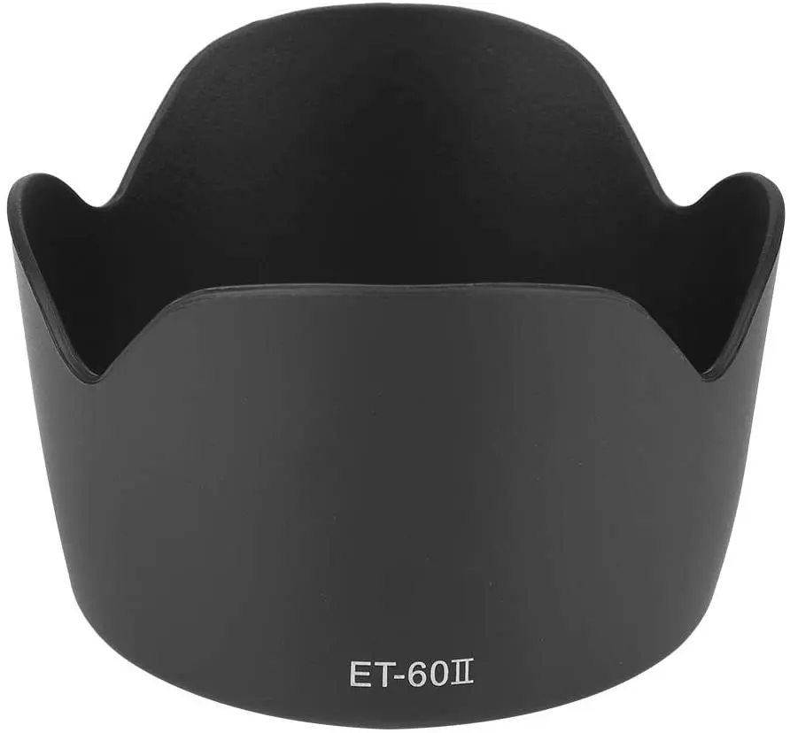 

ET-60 II ET60 II Flower Petal Lens Hood Replace for Canon EF 75-300mm F/4-5.6 III & EF-S 55-250mm f/4-5.6 IS