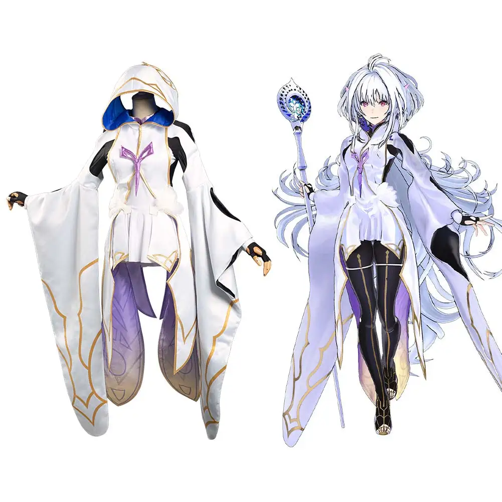 

Fate/Grand Order FGO Merlin Cosplay Costume Women Dress Outfits Halloween Carnival Suit