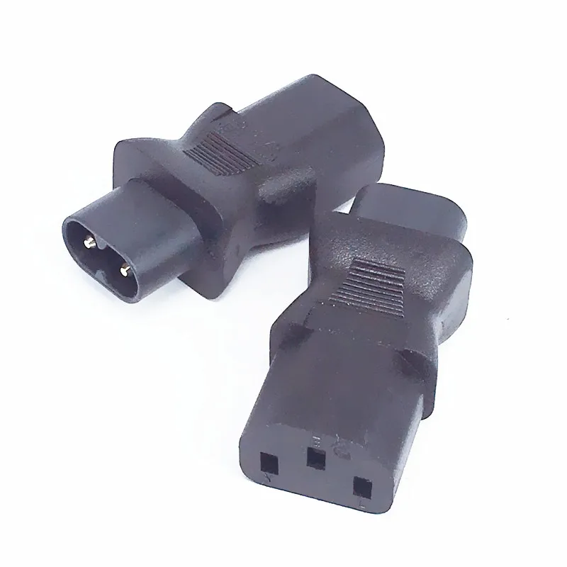 Адаптер питания IEC 320 C8 папа к C13 3Pin мама c8 2Pin папа| |