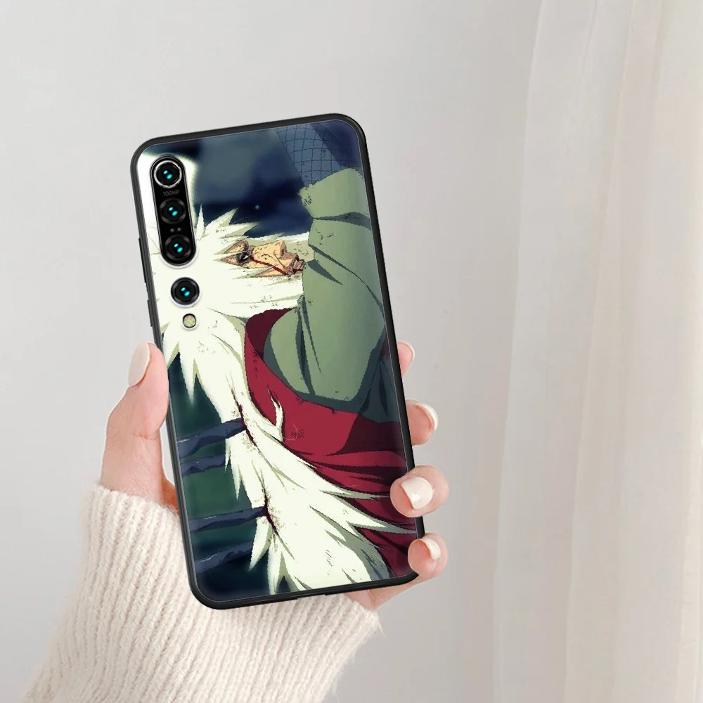 

Naruto Jiraiya Phone Case For Xiaomi Mi Note 10 A3 9 MAX 3 A2 8 9 Lite Pro Ultra black Funda Tpu Cell Silicone Cover Trend Shell