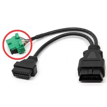 Зеленый OBD 2 OBD2 II разветвитель удлинитель Y кабеля 1 до порт 16 Pin
