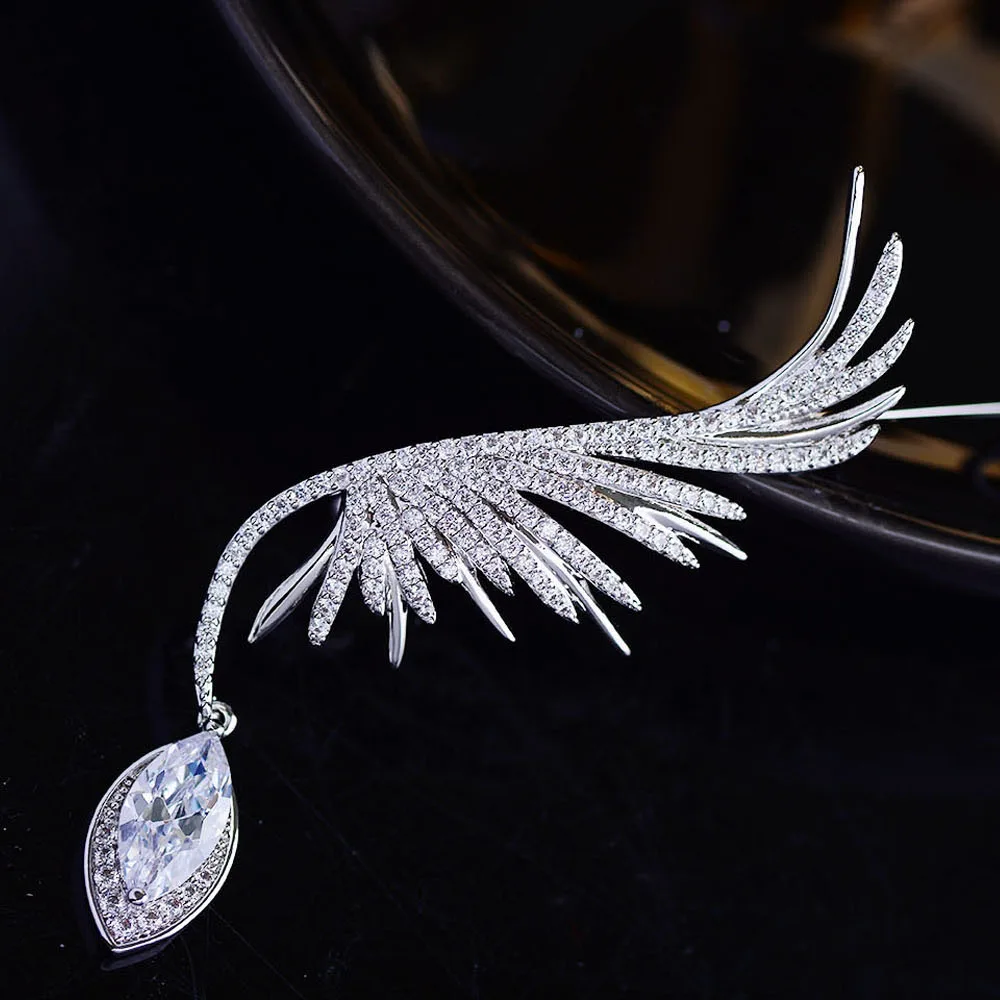

In 2021 The New Angel Wings Earrings Delicate And Elegant Temperament Lady Exaggerated Fashion Jewelry Gifts