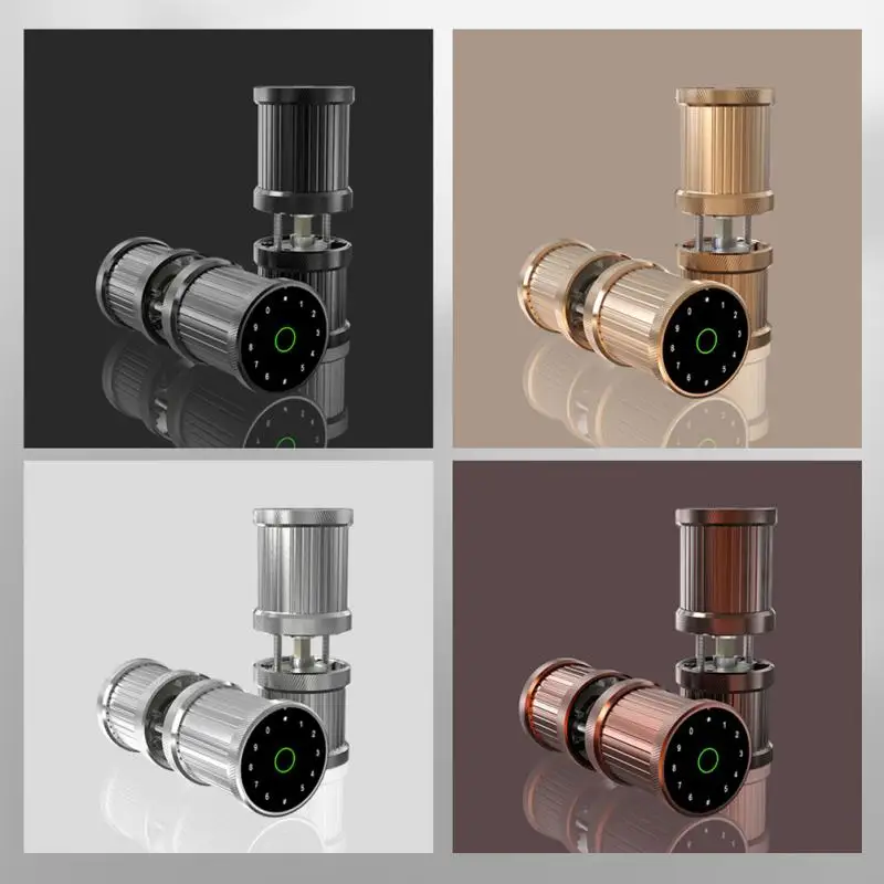 Новый Умный автоматический замок со сканером отпечатков пальцев и граффити Bluetooth